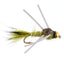 Olive Gold-Ribbed Hare's Ear Nymphs with Tungsten Bead Heads - 6 Pack Size 14 - Korvel
