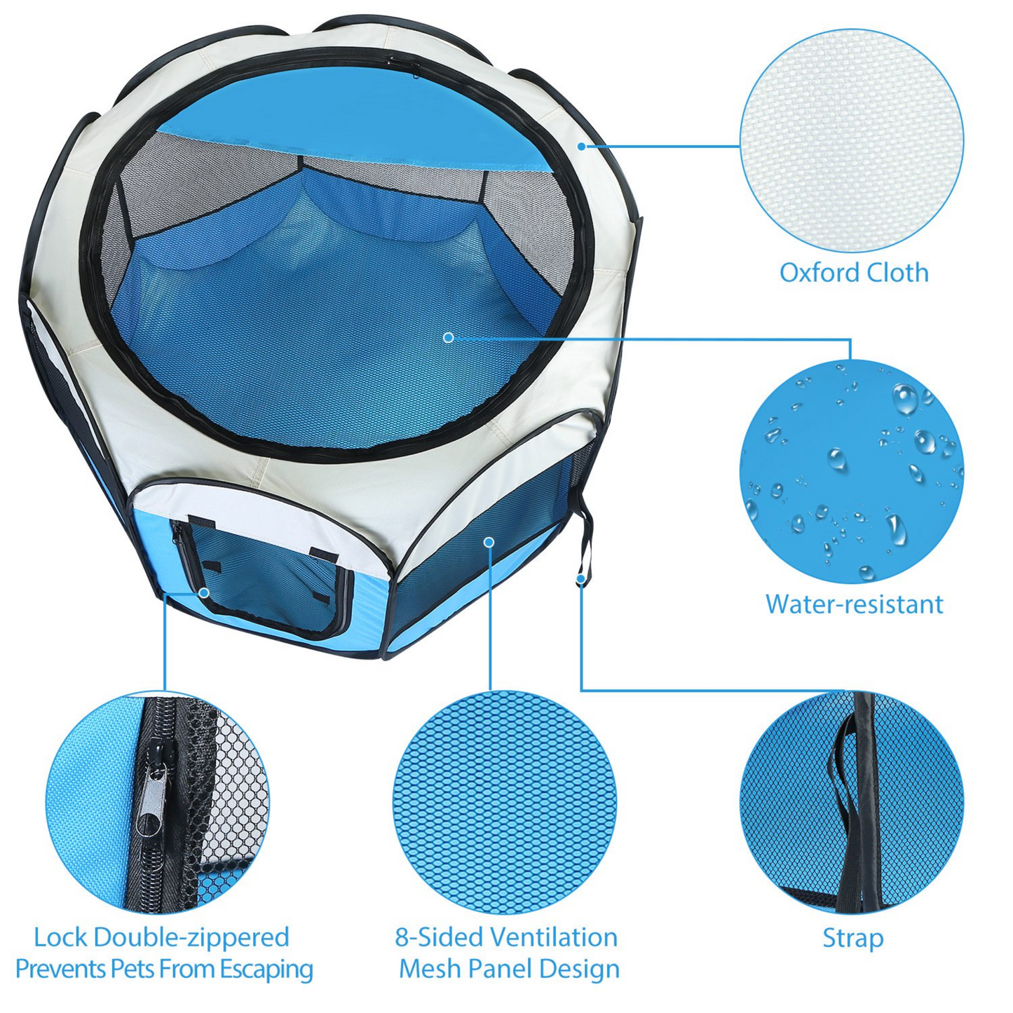 GBruno Foldable Pet Tent - Korvel