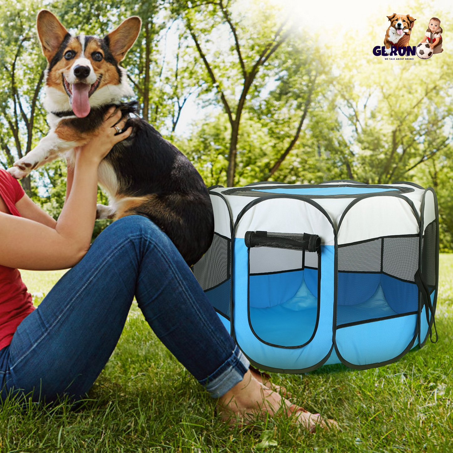 GBruno Foldable Pet Tent - Korvel