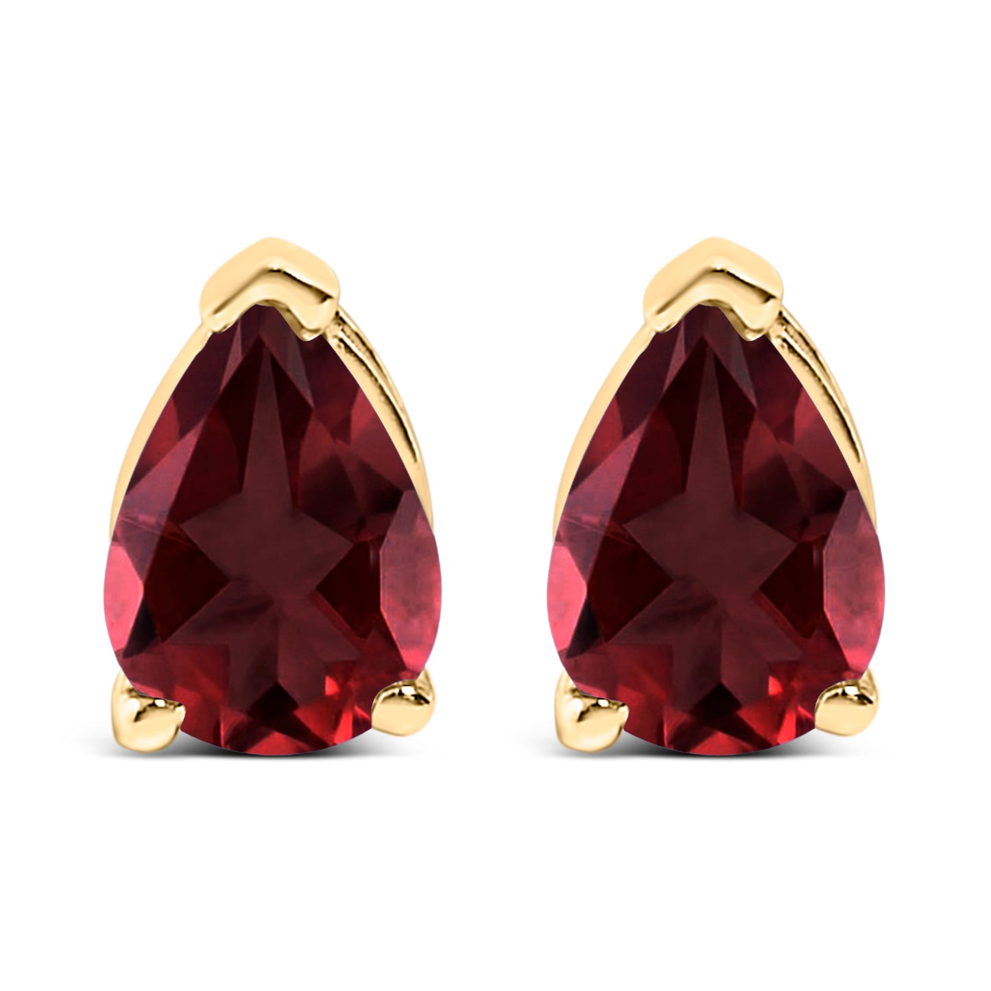 Boucles d'oreilles en or blanc 14K avec améthystes violettes en forme de poire