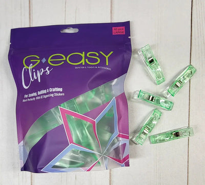 GEasy Clips Large Green - 40 Compte Clips d'Organisation