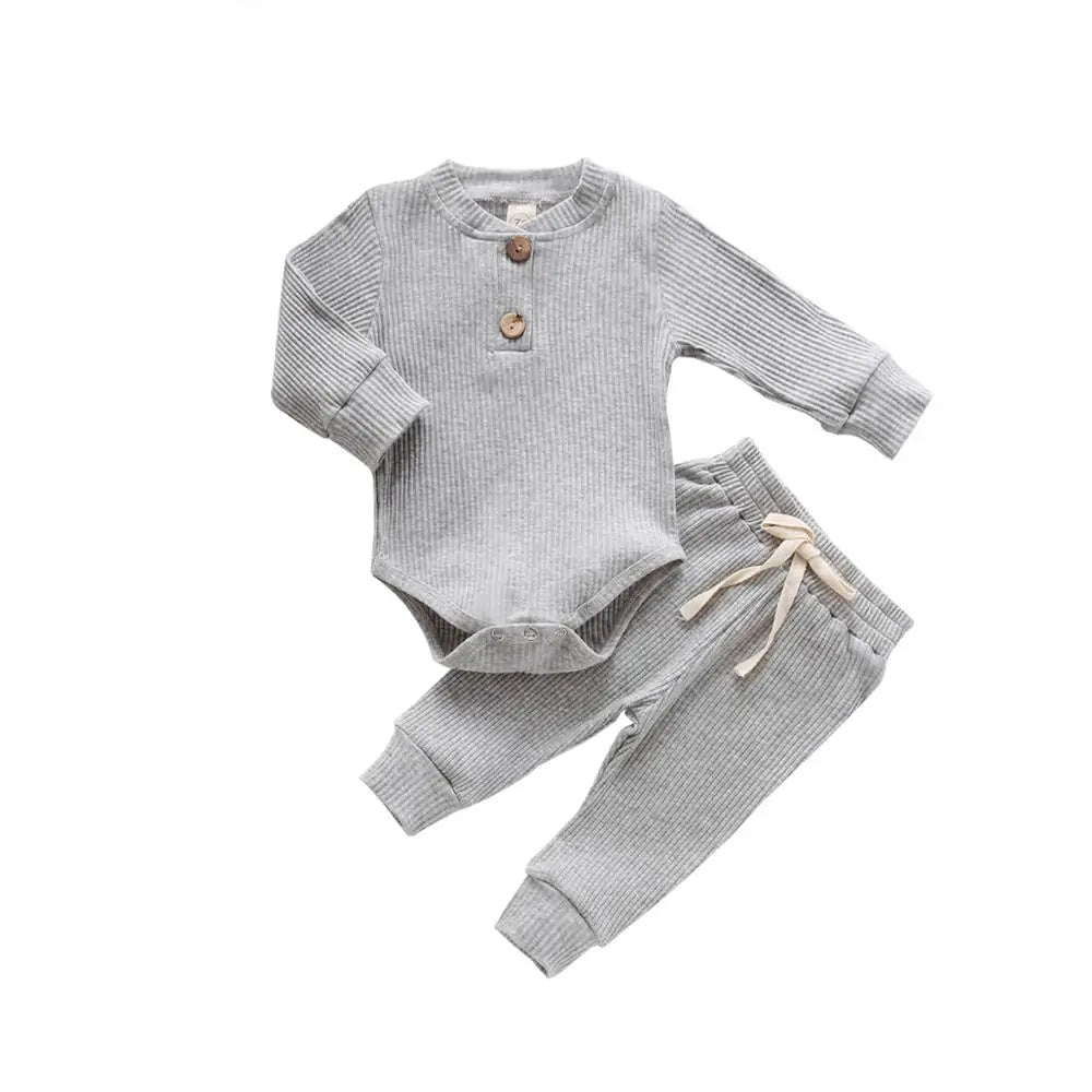 Conjunto de Punto Acogedor para Bebé Otoño