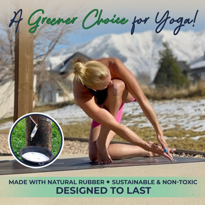 Sustainable Eco-Friendly Yoga Mat - 4 mm for Ultimate Comfort