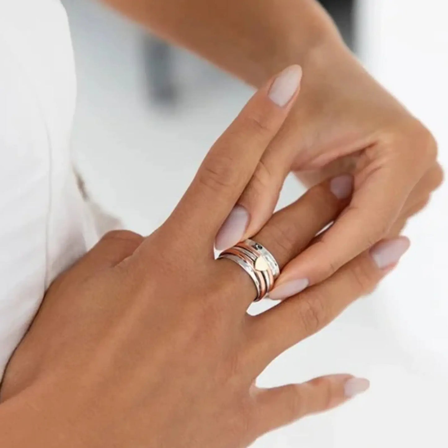 Heart Spinner Rings: Embrace Self-Love and Style