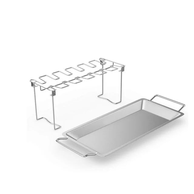 Support de barbecue en acier inoxydable antiadhésif premium