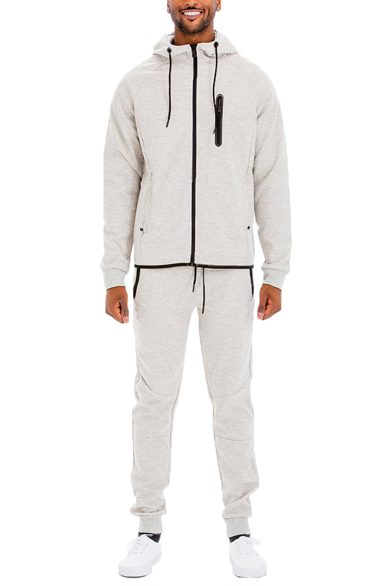 Conjunto de Sudadera Sólido Dinámico