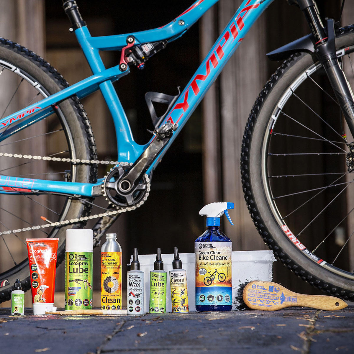 Green Oil - Wet Chain Lube - Wet & Dry Conditions - Korvel