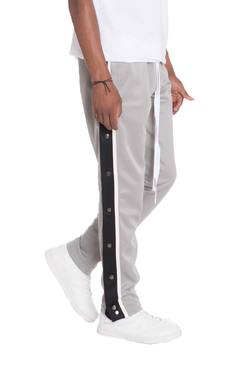Pantalones de chándal con botones a presión para un estilo athleisure versátil