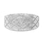Bague en Argent Sterling avec Accent de Diamant en Forme Géométrique