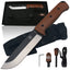 Bushwhacker D2 Steel Bushcraft Survival Knife Gift Set - Ultimate Outdoor Companion - Korvel