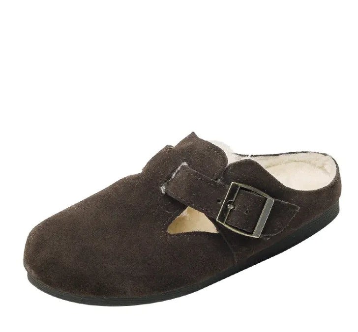 Zapatos de Invierno de Cuero Plush Chic