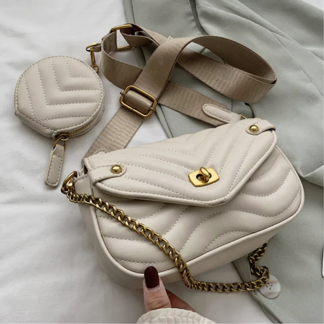Sac à bandoulière matelassé Louise