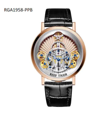 Nueva correa de cuero de lujo Reef Tiger RT