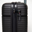 Compact 20-Inch Black Hardcase Roller Luggage with 360-Degree Mobility - Korvel