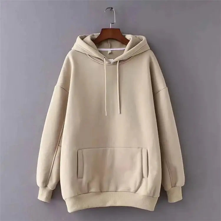 Hoodie en Velours Plus Décontracté pour Toutes les Saisons