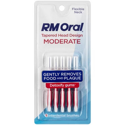 Rm Oral Moderate Interdental Brushes - 5 Count