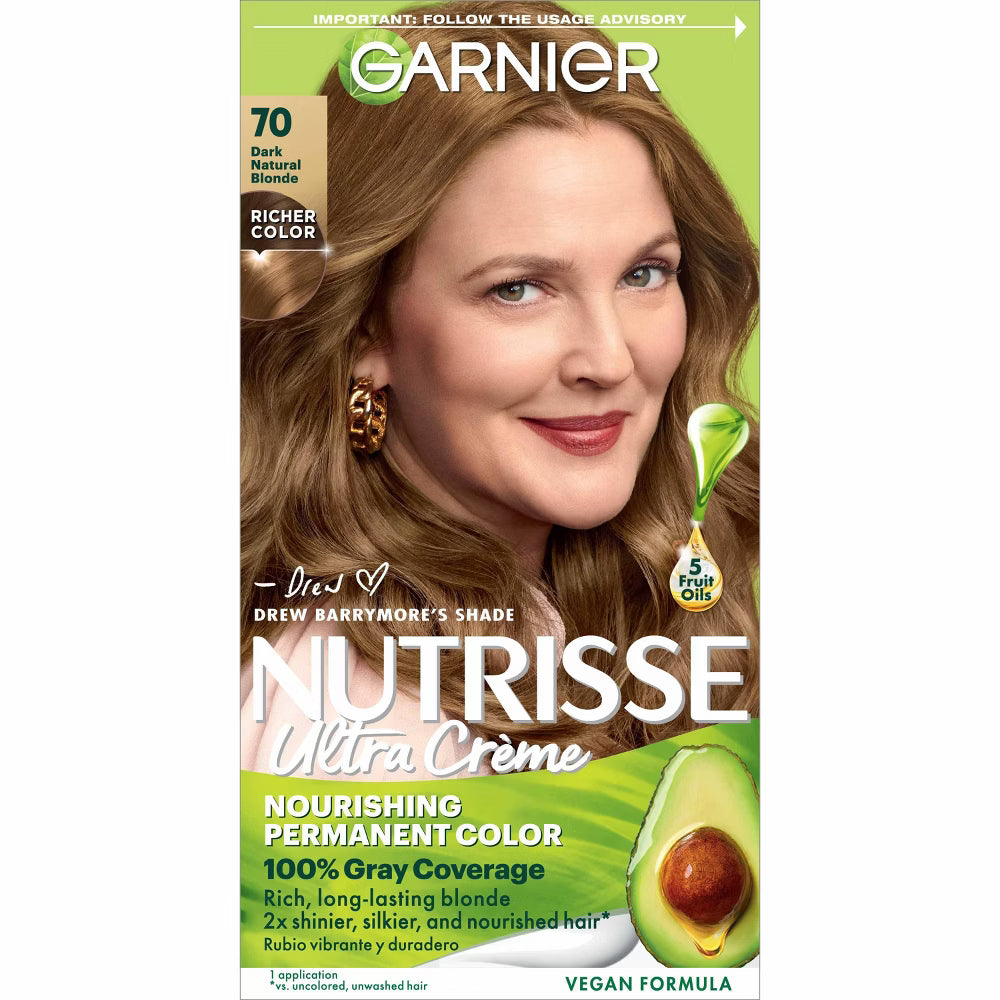 Garnier Nutrisse Ultra Color Crème Colorante Nourrissante 70 Blond Naturel Foncé