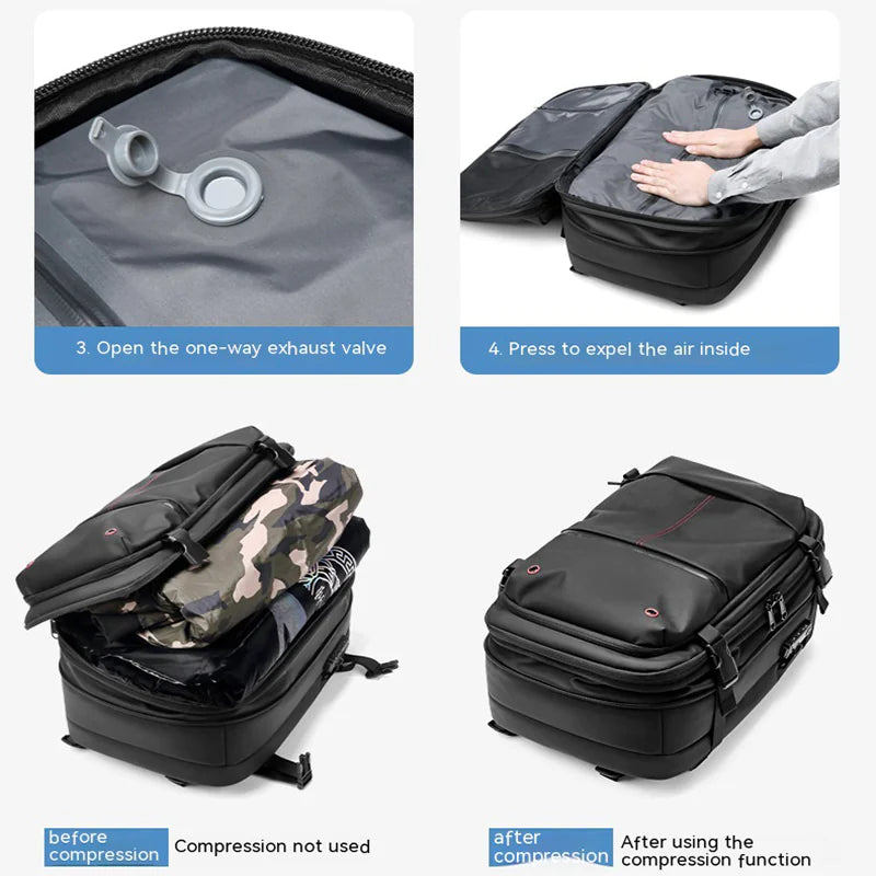 Men's Business Multifunction Laptop Backpack