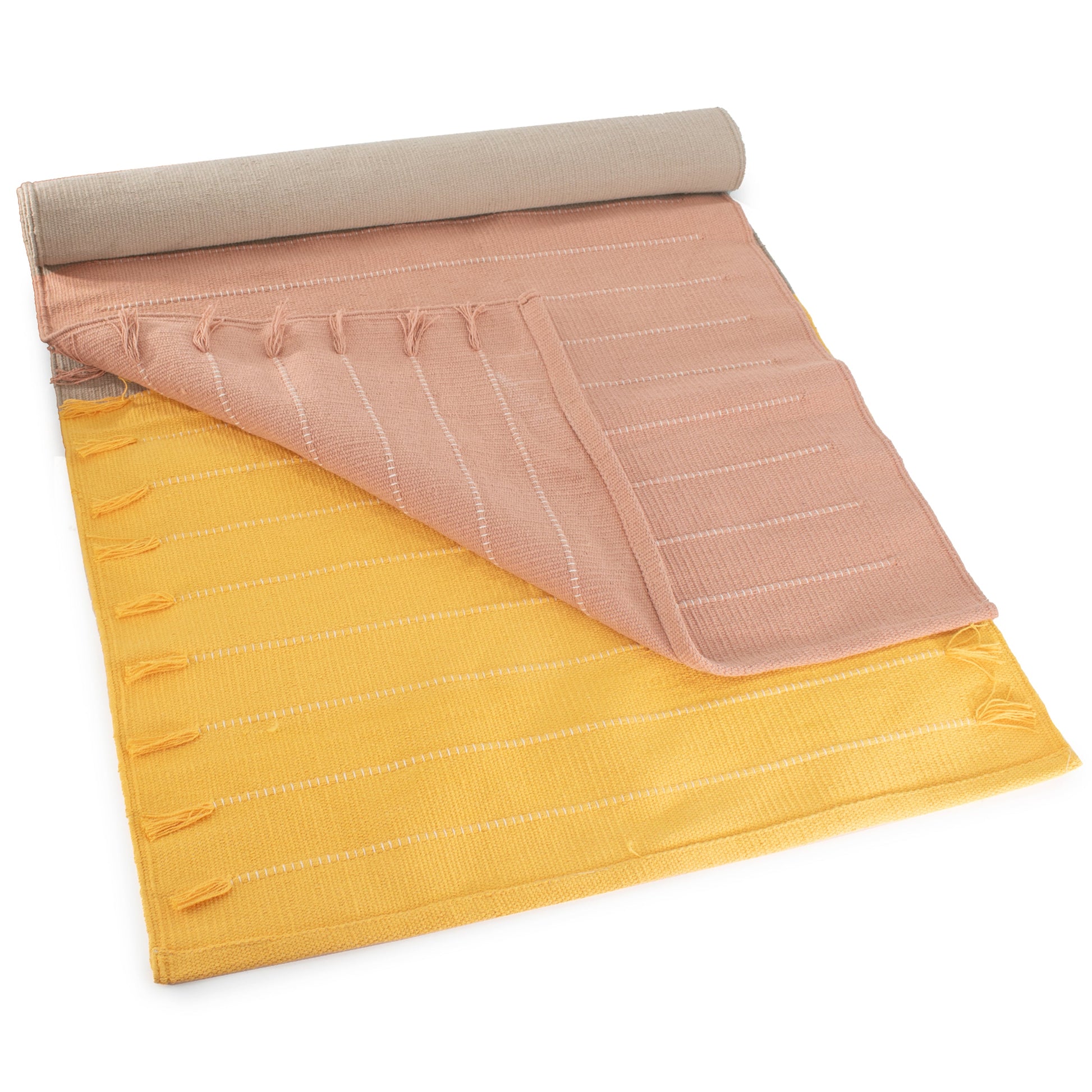 Sustainable Organic Cotton Yoga Mat for Mindful Movement - Korvel