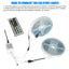 Rubans LED RGB flexibles de 32 pieds avec télécommande
