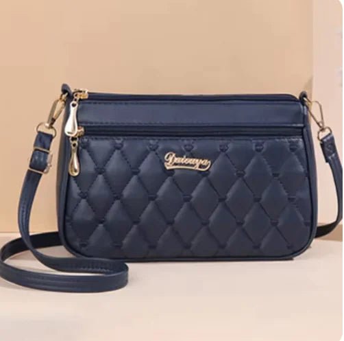 Bolso Cruzado de Cuadro de Diamante Elegante