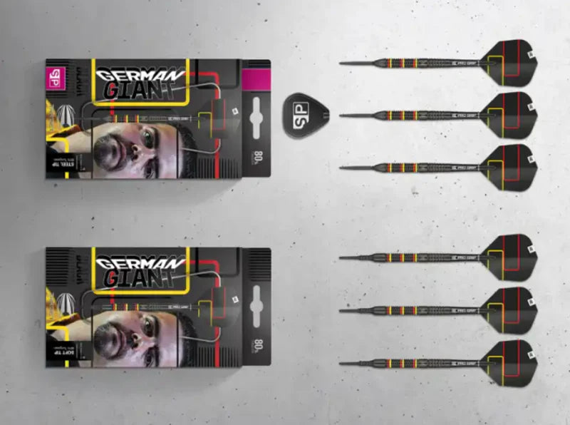 Gabriel Clemens German Giant SP Black ST Darts - Korvel