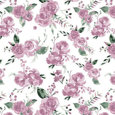 Tissu Cuddle de Quilting Bouquet de Jardin - Élégance Florale Douce