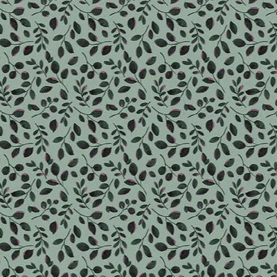Garden Leaves Quilting Cuddle Green Fabric per Yard