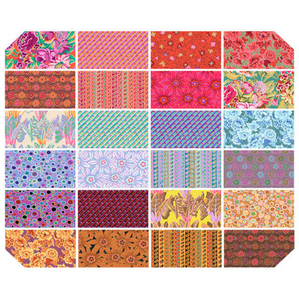 Kaffe Fassett Desde los Archivos Paquete de Cuartos de Yarda - 24 Piezas