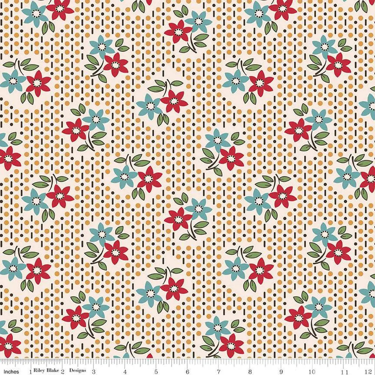 Tissu Large Gentler Times Nostalgia Cider en Coton