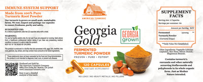 Georgia Gold Probiotic Turmeric Puree