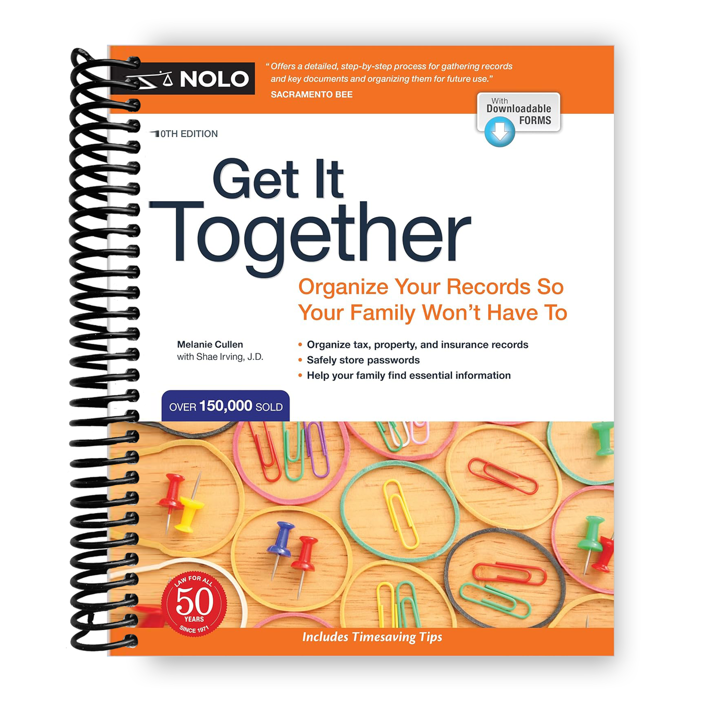 Organize Your Life: The Essential Record-Keeping Guide for Families (Spiral Bound) - Korvel