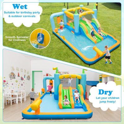 Toboggan Aquatique Gonflable Premium pour Enfants de 3 à 10 Ans