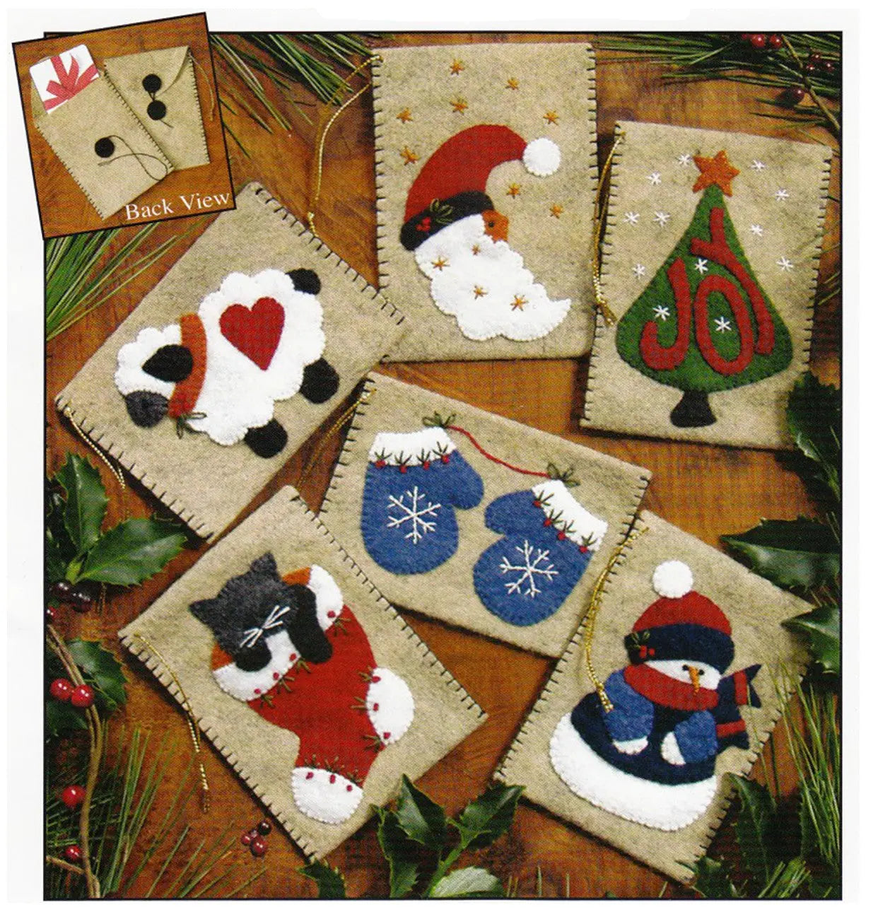 Kit d'Ornements de Sac Cadeau Charmant