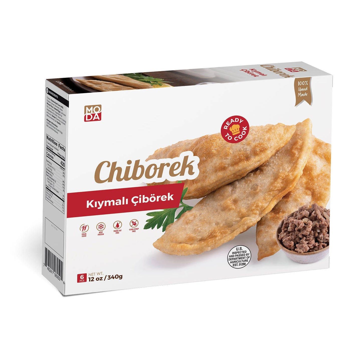 Moda Chiborek con carne molida – Paquete de regalo, 6 piezas (340 g)