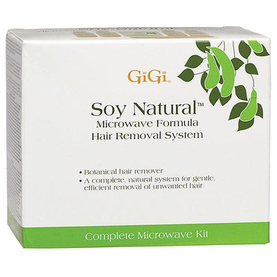 GiGi Soy Natural Microwave Hair Removal Wax Kit
