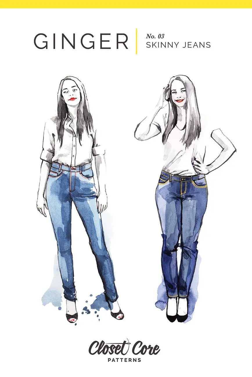Ginger Skinny Jeans Sewing Pattern