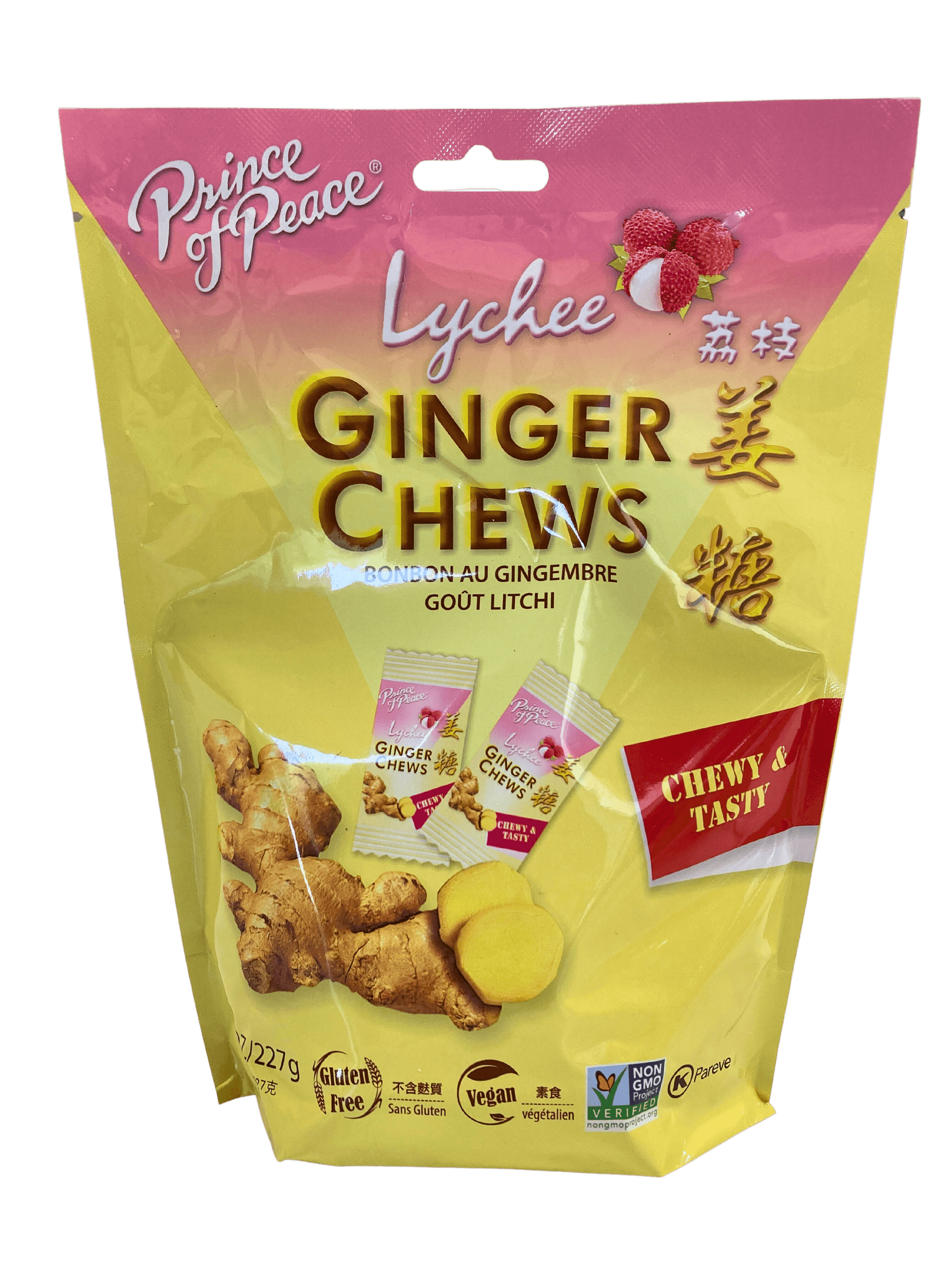 Delicious Ginger Chews by Prince of Peace - Natural Comfort - Korvel