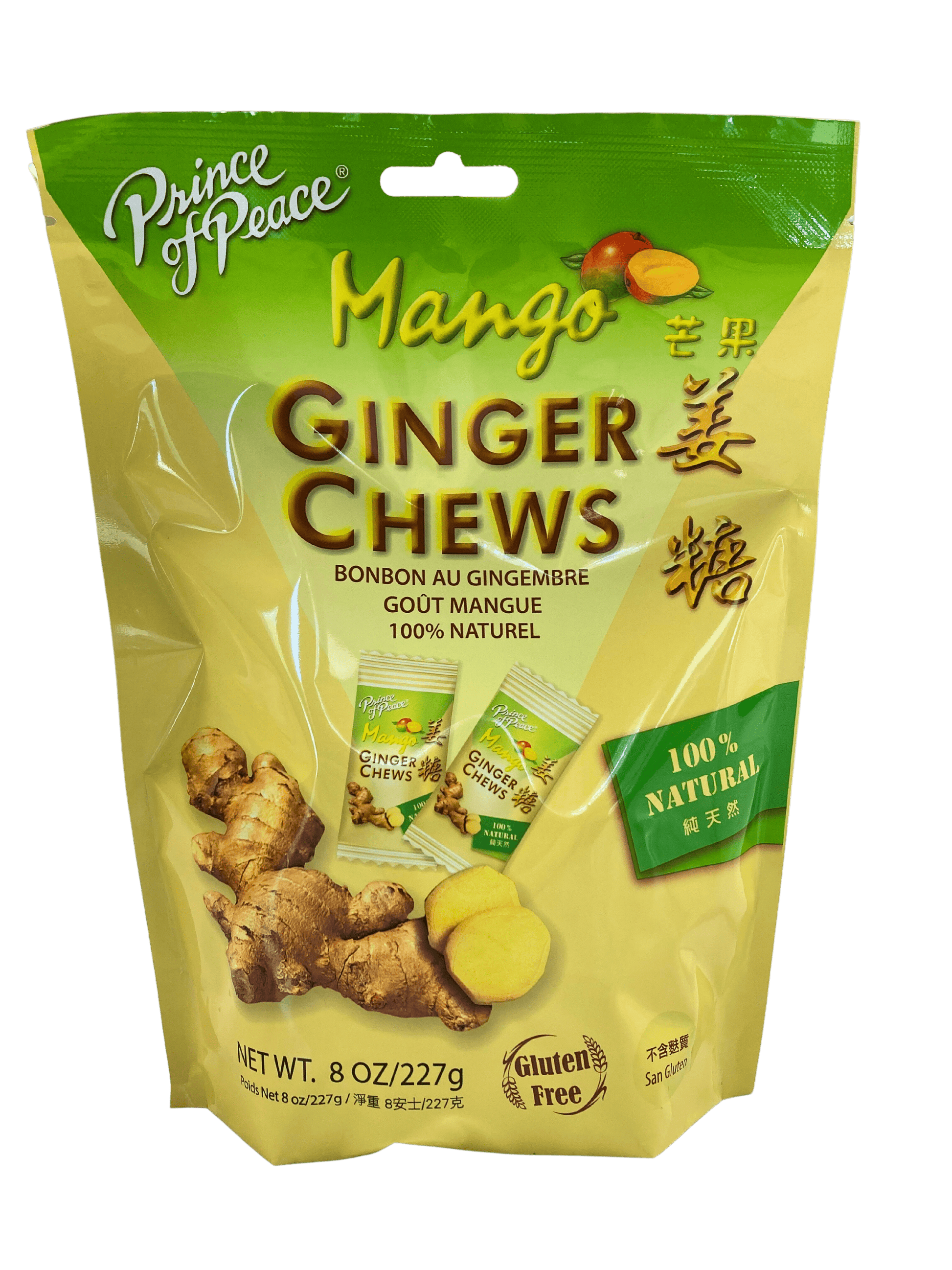 Delicious Ginger Chews by Prince of Peace - Natural Comfort - Korvel