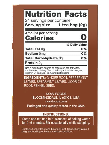 Caffeine-Free Herbal Infusion Tea - NOW - Korvel