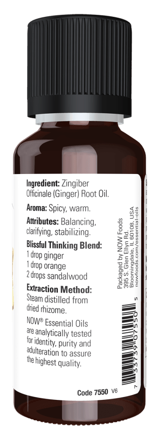 Aceite Esencial de Jengibre Premium para la Relajación