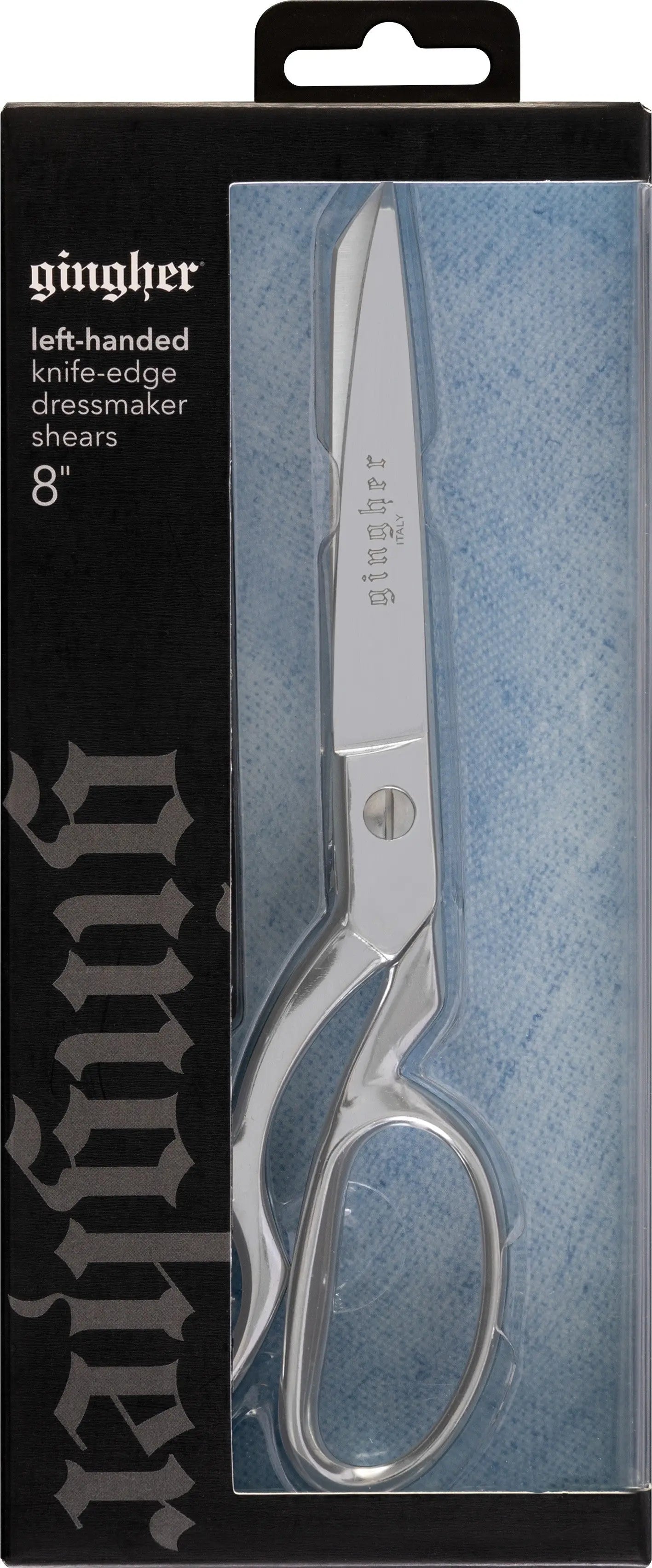 Tijeras zurdas Gingher de 8 pulgadas con filo de cuchillo