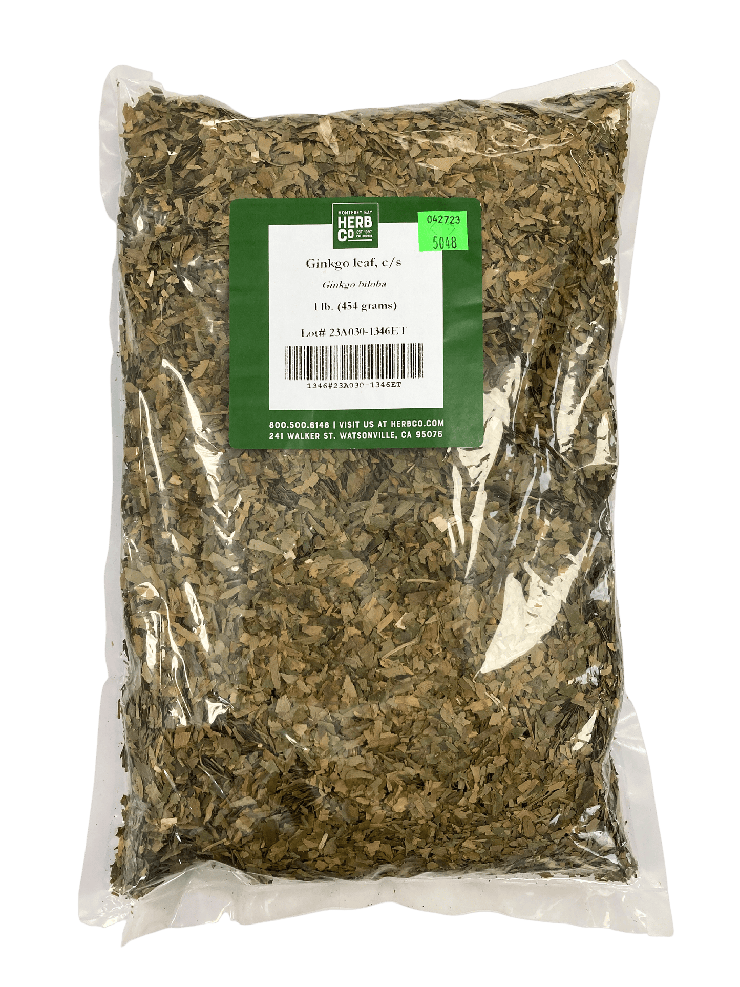 Hoja de Ginkgo Premium Cortada y Tamizada