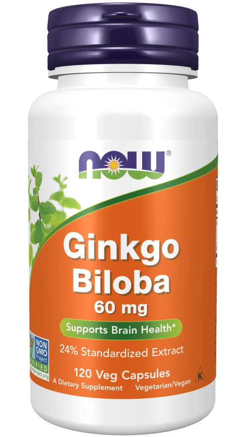 Extracto de Ginkgo Biloba Premium - 60 mg Cápsulas Veganas