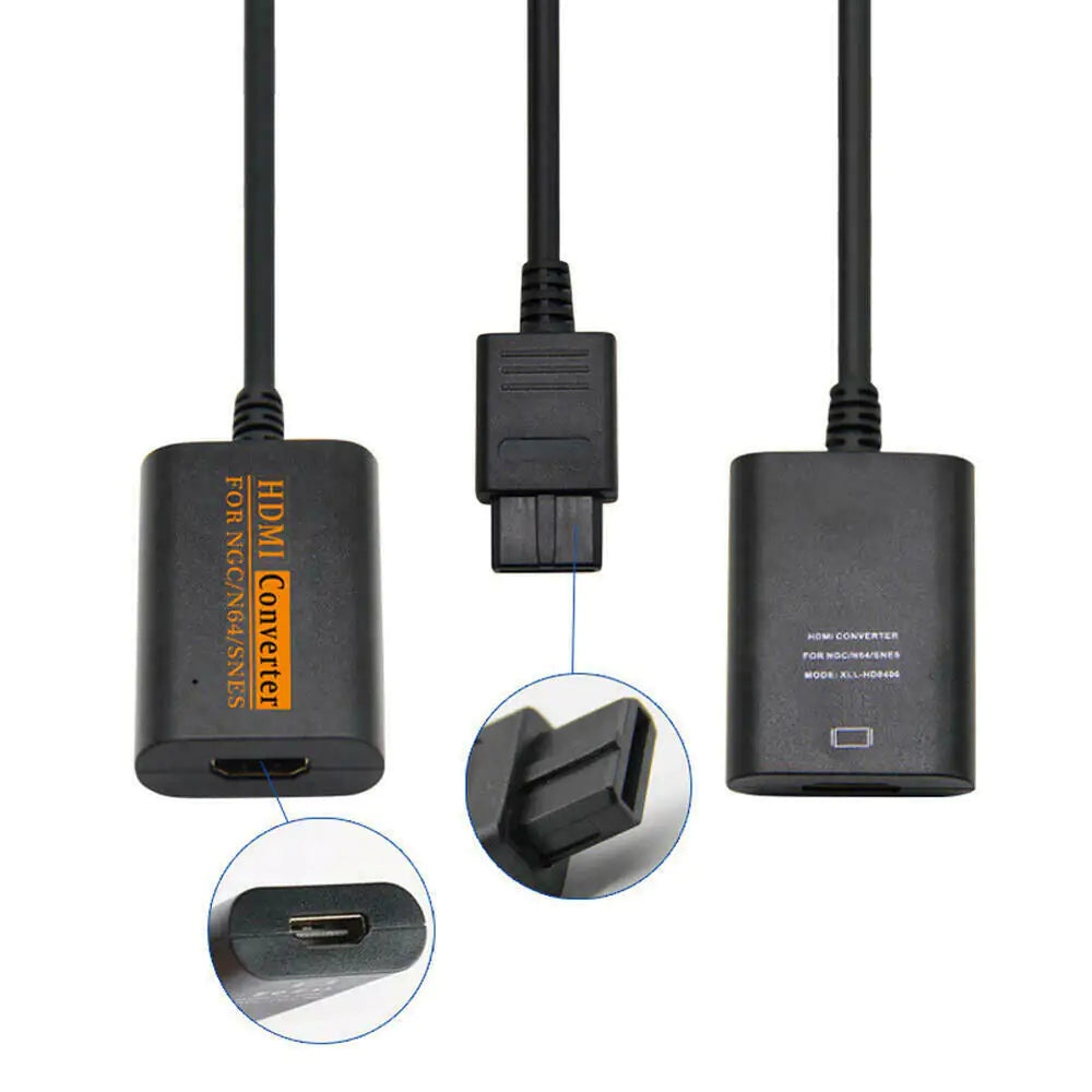 Adaptador Convertidor de N64 a HDMI para Consolas Nintendo
