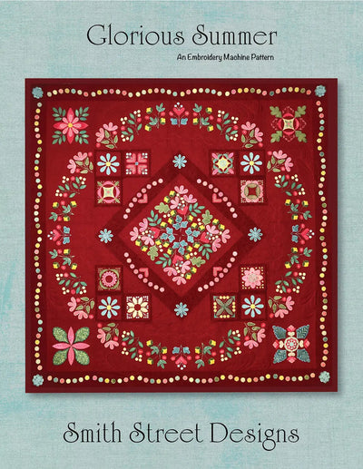 Glorious Summer Embroidery Quilt Pattern