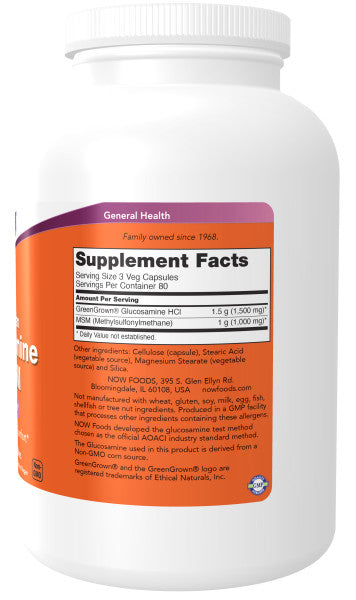 Glucosamina y MSM Premium para el Soporte Articular