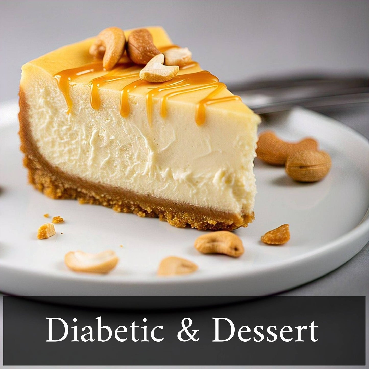 Andy Anand Gluten Free Sugar Free Caramel Cashew Cheesecake 9"