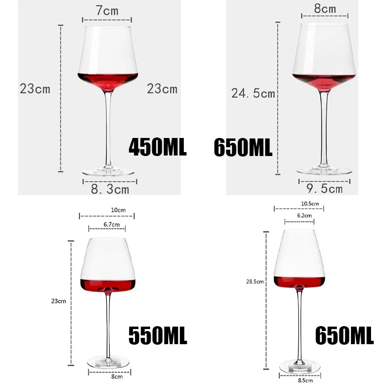 Premium Goblet Red Wine Glasses for Elegant Dining