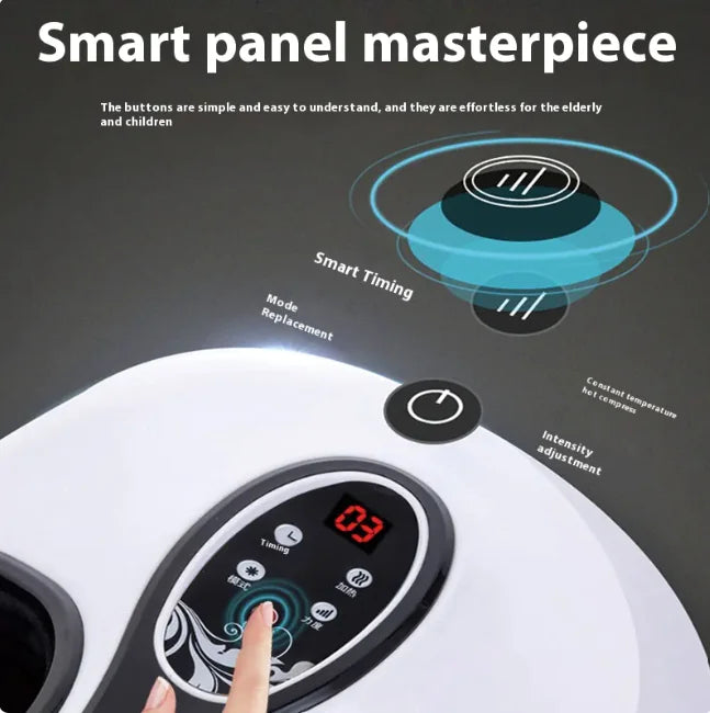 Masajeador de pies Shiatsu automático con calor y presión de aire